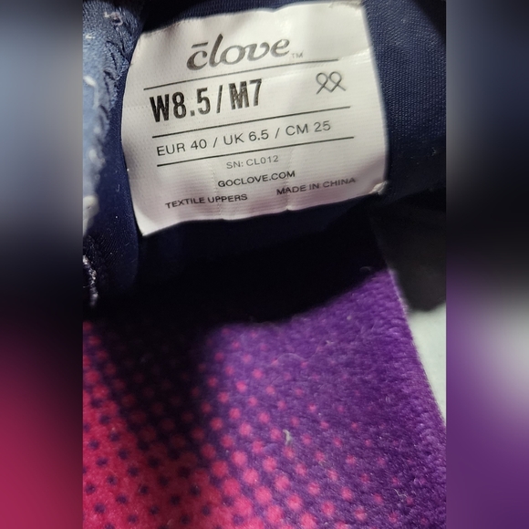 CLOVE CORE CLASSIC NURSING SHOES, UNISEX, 8.5 WOMEN, MEN 7, BLUE / AQUA - Picture 10 of 11